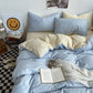 Solid Washed Cotton Bedding Set