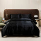 Black Ice Silk Duvet Set