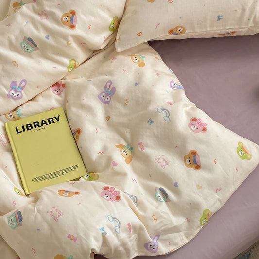 Cute Animal Cotton Bedding Set