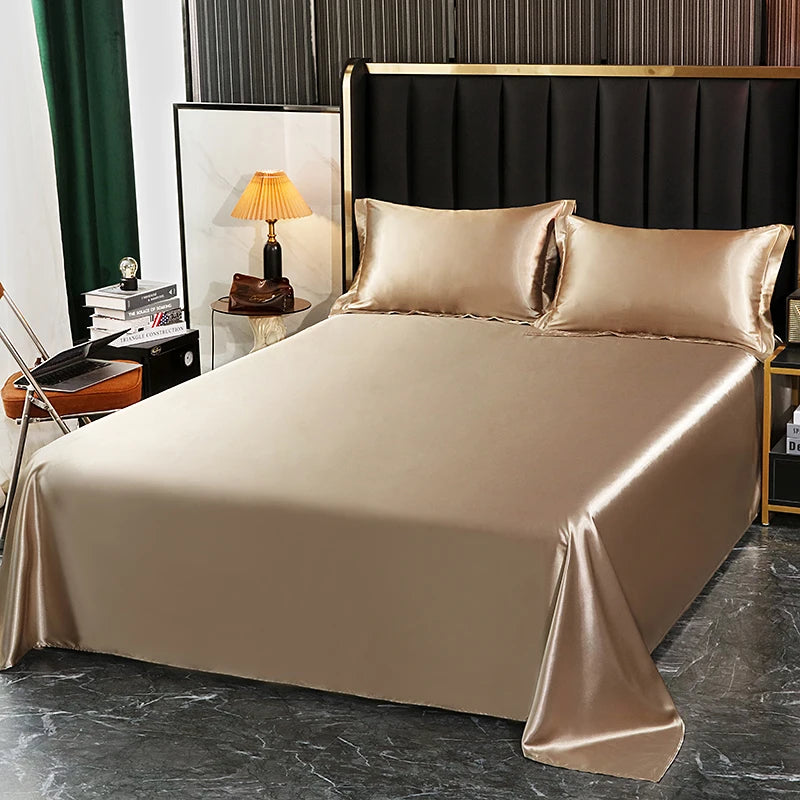 High-Density Satin Bedding Set