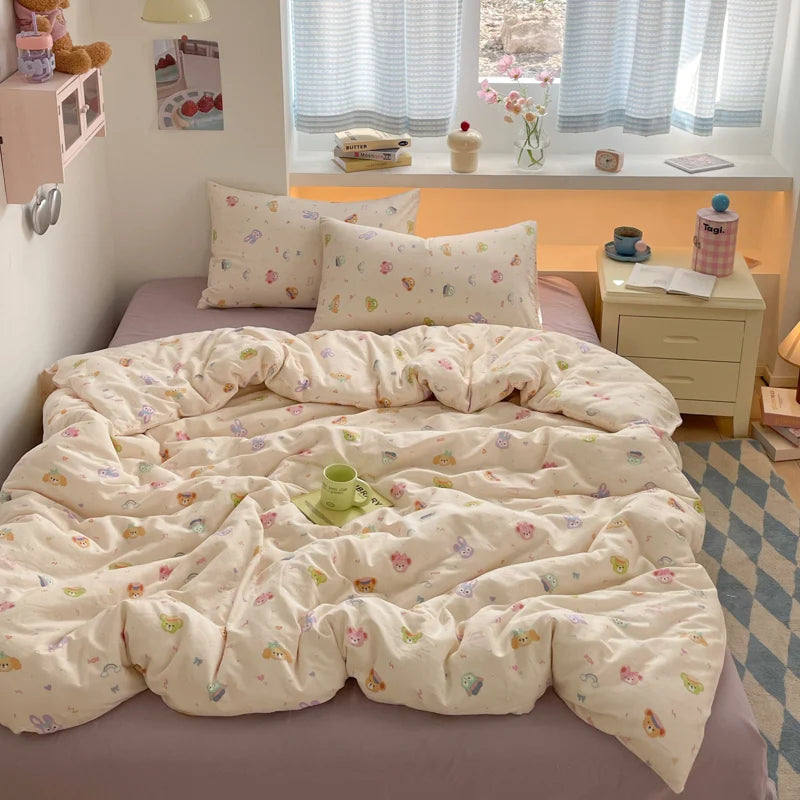 Cute Animal Cotton Bedding Set