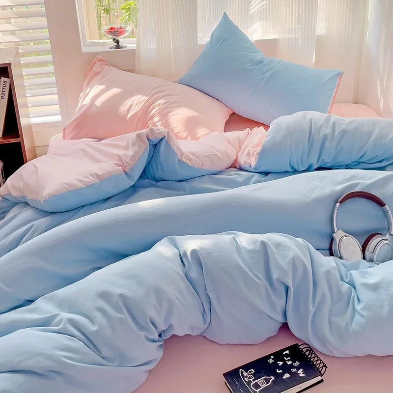 Cotton Duvet Cover Bed Set