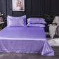 Solid Satin Bed Sheet Set
