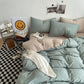 Solid Washed Cotton Bedding Set
