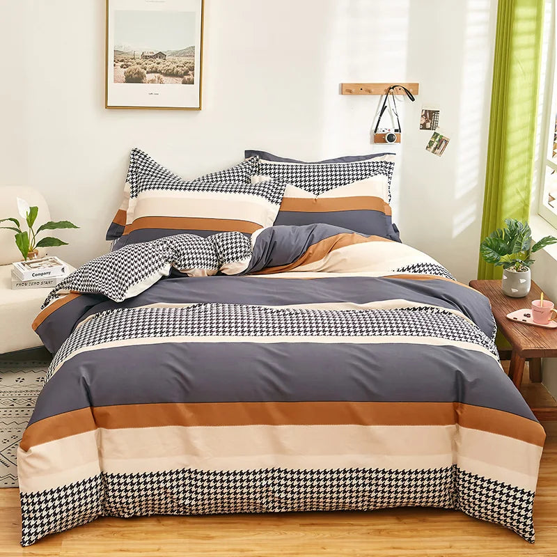 Printed Cotton Duvet Cover Set