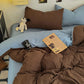 Two-Tone Washed Cotton Bedding Set