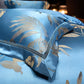 Gold Leaf Satin Jacquard Bedding Set