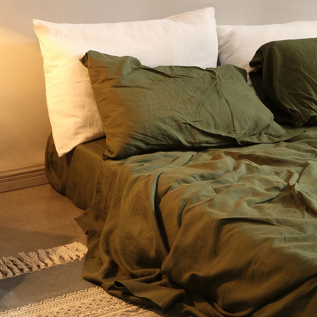Pure Linen Deep Pocket Sheet Set