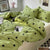 Striped Dot Linen Bedding Set