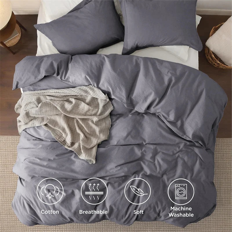 Soft Cotton Duvet Cover Set