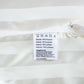 Ivory Striped Satin Duvet Set