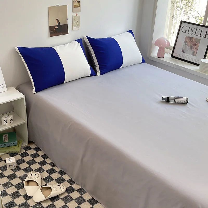 Striped Dot Linen Bedding Set