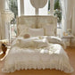 Lace Ruffle Cotton Bedding Set