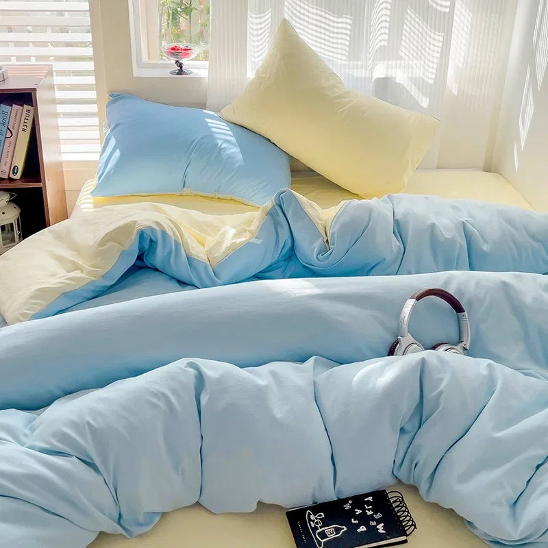 Cotton Duvet Cover Bed Set