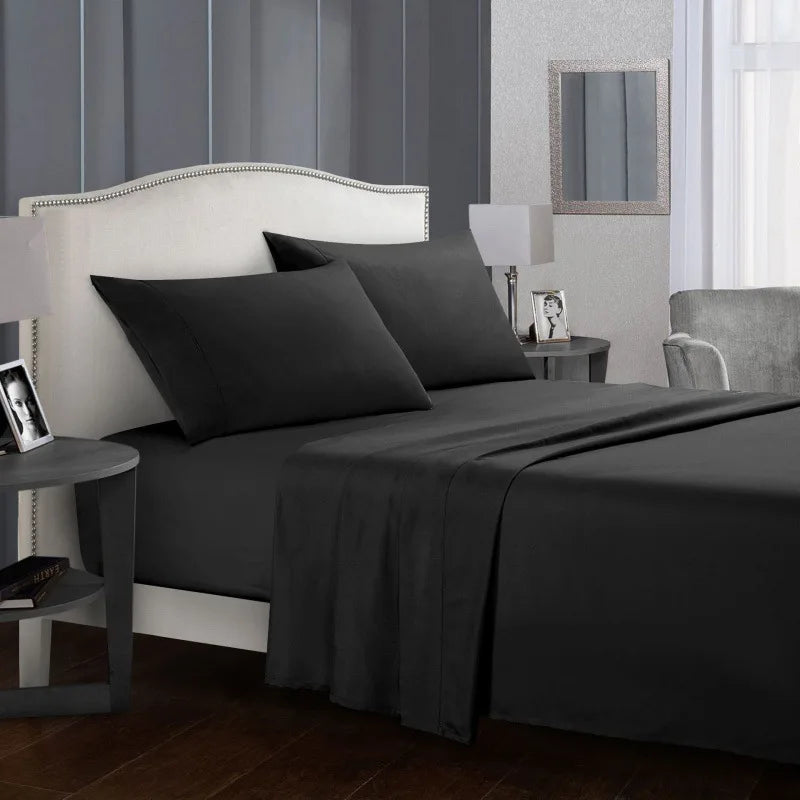 Solid Linen Sheet Set