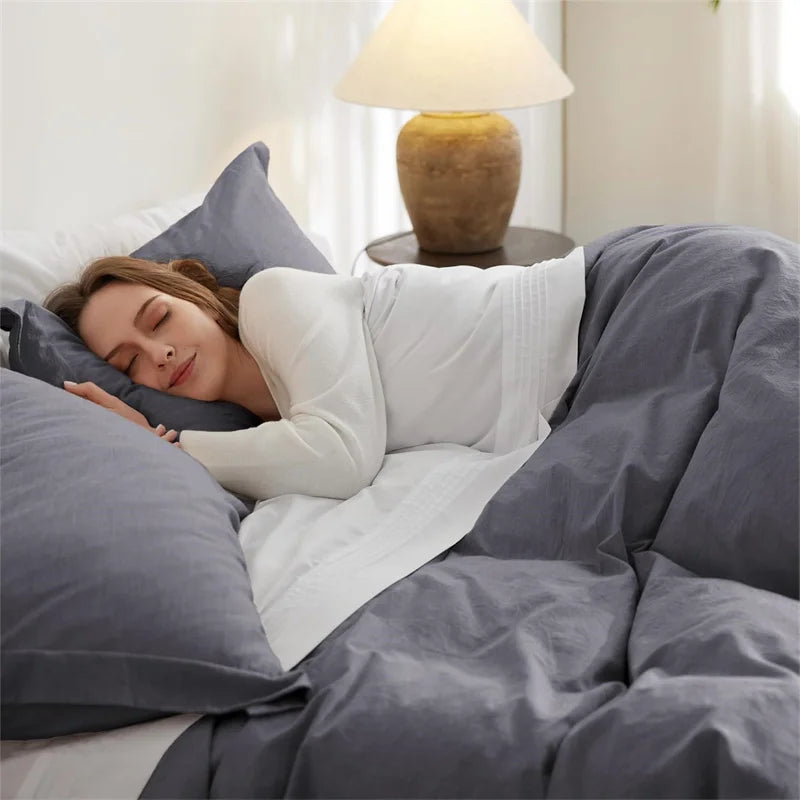 Soft Cotton Duvet Cover Set