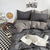 Solid Washed Cotton Bedding Set