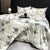 Printed Washed Silk-Style Bedding Set