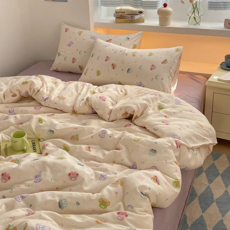 Cute Animal Cotton Bedding Set
