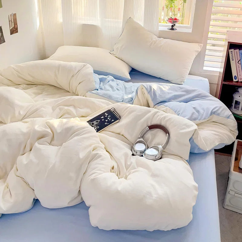 Cotton Duvet Cover Bed Set