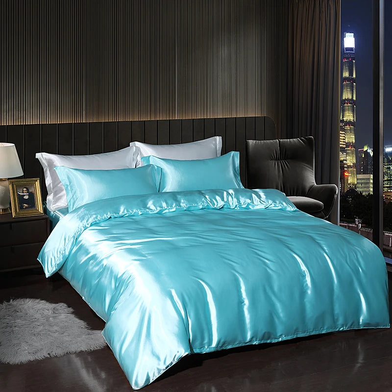 High-Density Satin Bedding Set