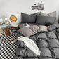 Solid Washed Cotton Bedding Set