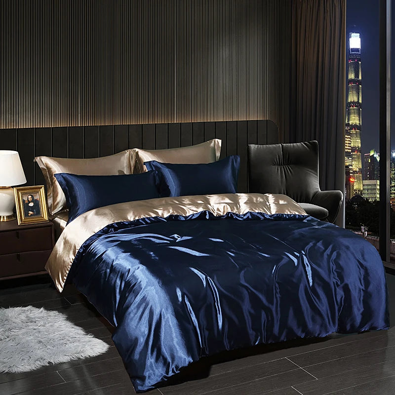 High-Density Satin Bedding Set