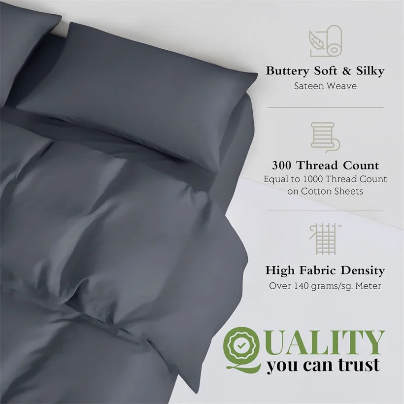 Soft Bamboo Duvet Cover Set