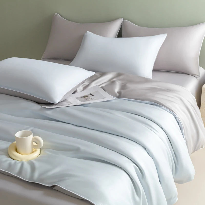 Washed Ice Silk Sheet Set