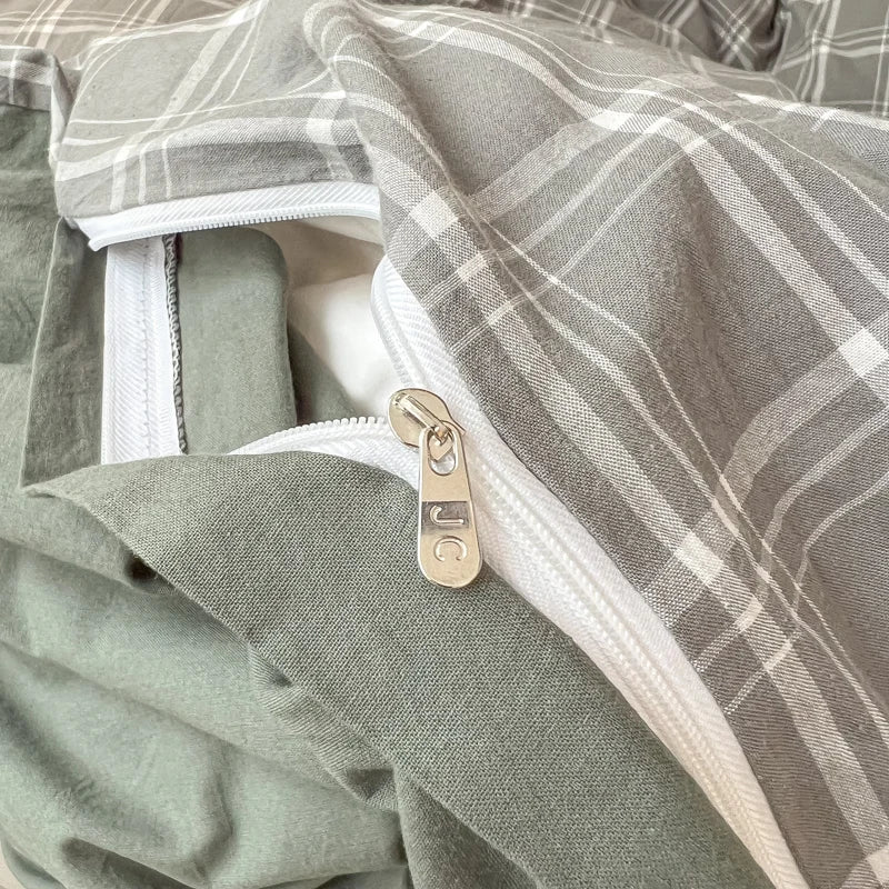 Nordic Washed Cotton Bedding Set