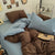 Two-Tone Washed Cotton Bedding Set