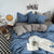 Solid Washed Cotton Bedding Set