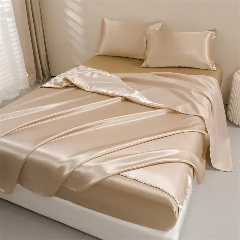 Satin Deep Pocket Sheet Set