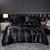 Solid Silk Satin Bedding Set