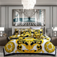 Baroque Print Linen Bedding Set