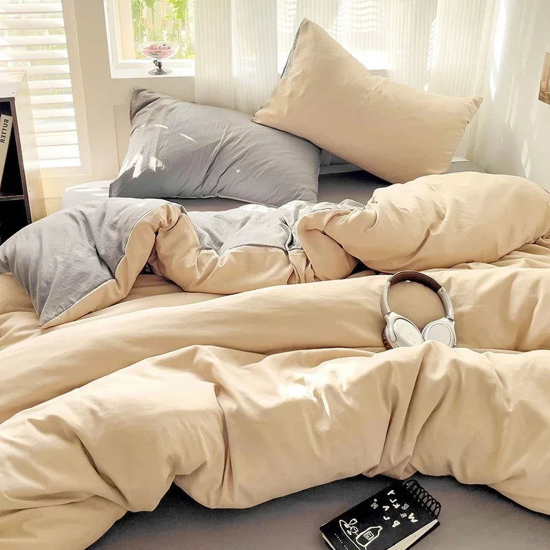 Cotton Duvet Cover Bed Set