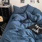 Washed Cotton Linen Bedding Set