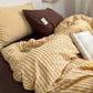 Striped Cotton Duvet Cover