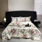 Printed Washed Silk-Style Bedding Set
