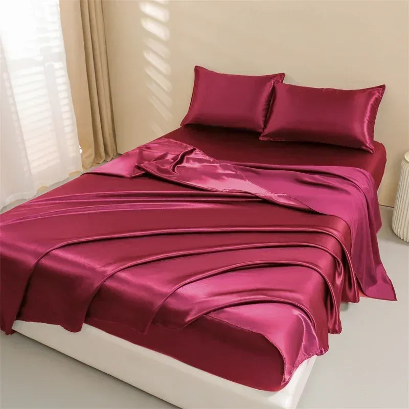 Satin Deep Pocket Sheet Set
