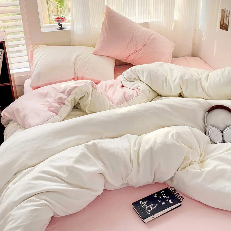 Cotton Duvet Cover Bed Set