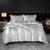 Solid Silk Satin Bedding Set