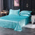 Solid Satin Bed Sheet Set