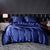 Solid Silk Satin Bedding Set