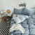 Solid Washed Cotton Bedding Set