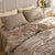 White Ruffle Cotton Duvet Set