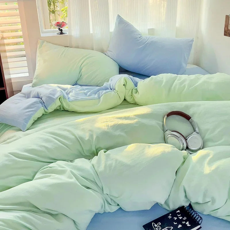 Cotton Duvet Cover Bed Set