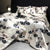 Printed Washed Silk-Style Bedding Set