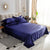 Solid Satin Bed Sheet Set