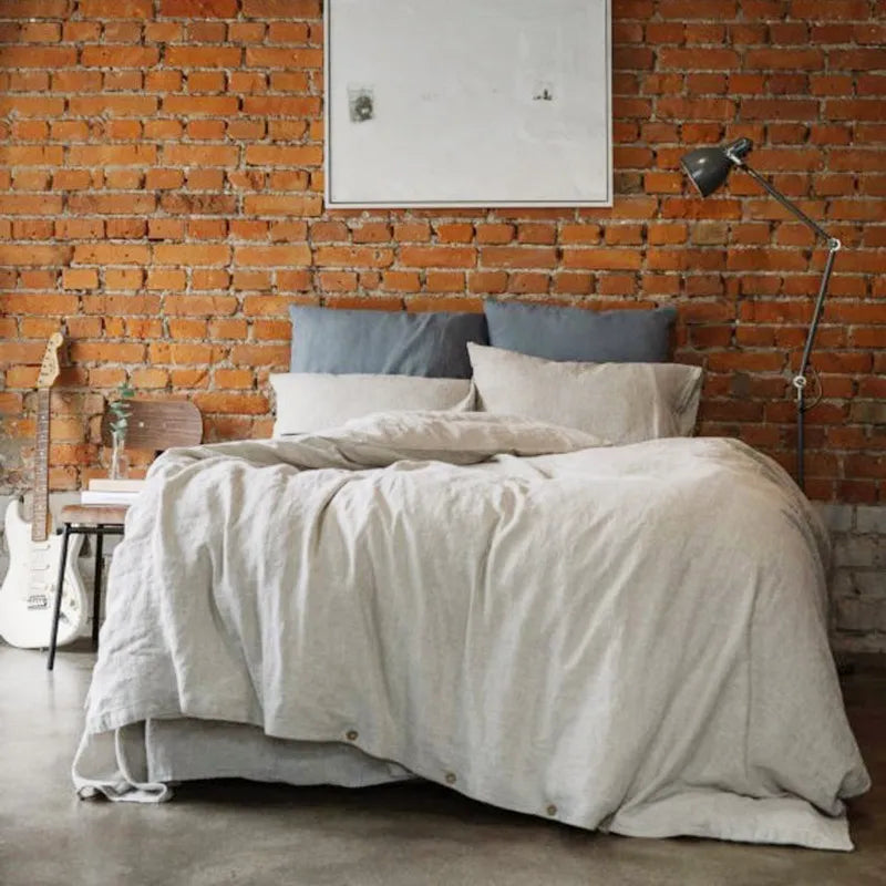 Stonewashed Linen Duvet Cover